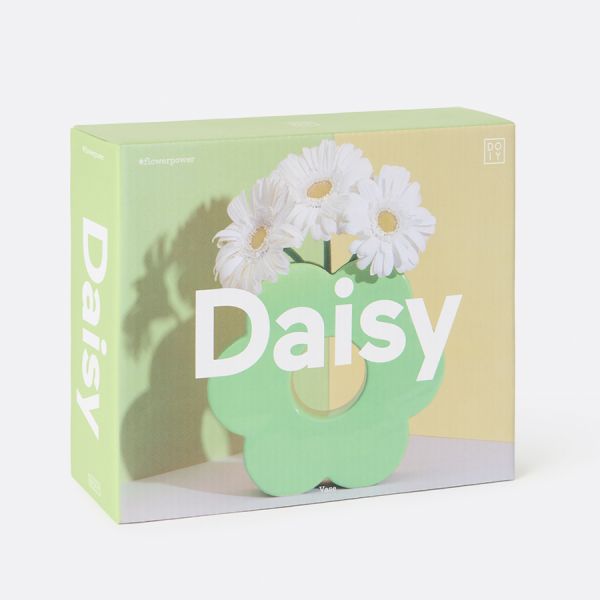 Ваза для цветов daisy, 20 см, зеленая Doiy