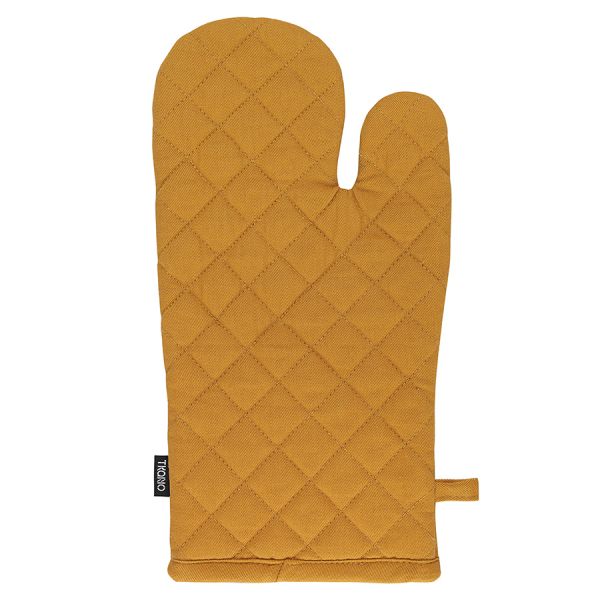 Прихватка-варежка из хлопка цвета карри из коллекции essential, 33х17,5 см Tkano
