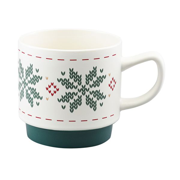 Набор из четырех кружек knitted tale из коллекции new year essential, 380 мл Tkano