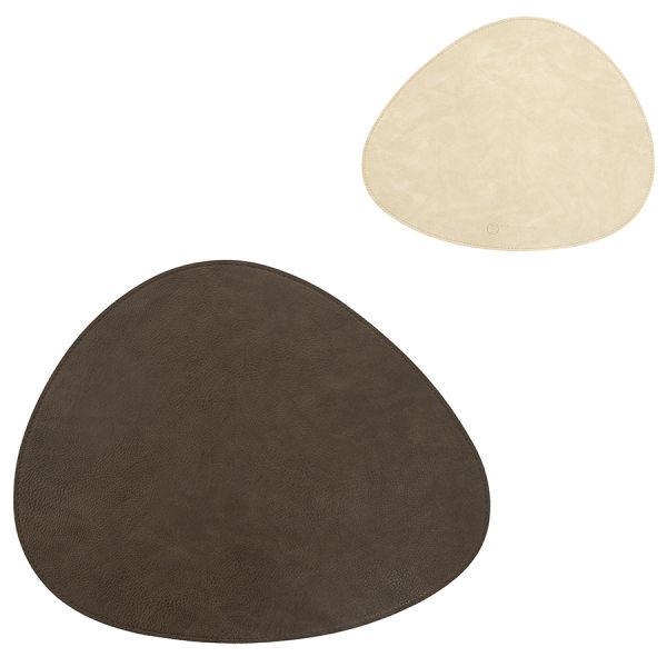 Салфетка сервировочная drop, 33х41 см, темно-коричневая/молочная Liberty Jones