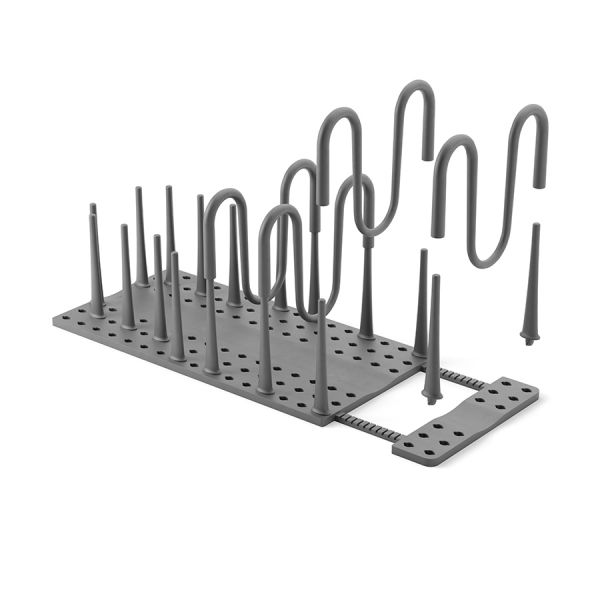 Органайзер для посуды и столовых приборов peggy, 20х55 см, серый, Umbra, 1022265-149
