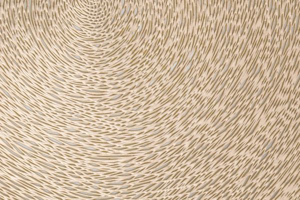 Салфетка под приборы 38 см, ПВХ, круглая, шампань, Positano ANNA LAFARG