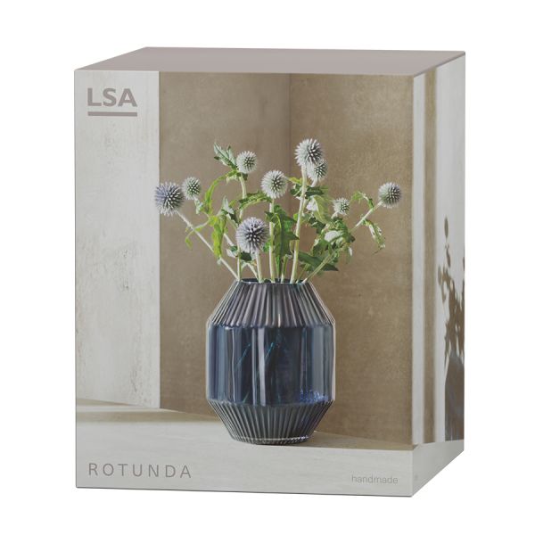 Ваза rotunda, 20 см, синяя LSA International