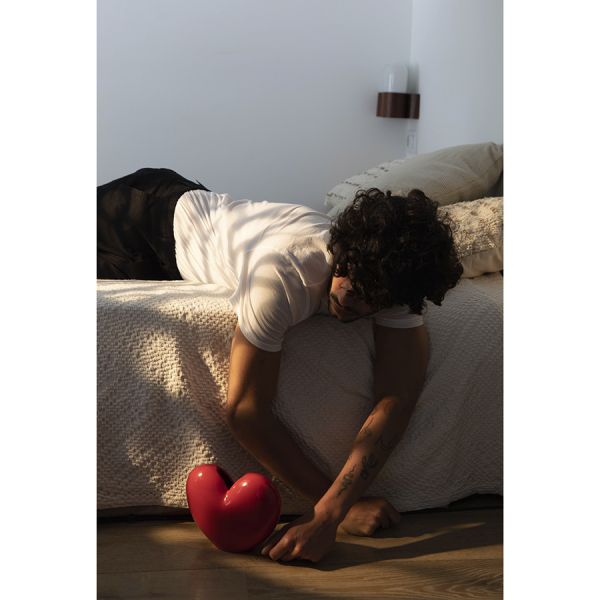 Ваза для цветов love, 15,5 см, красная Doiy