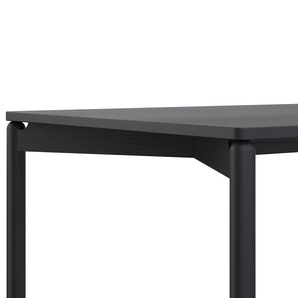 Стол обеденный saga, 85х200 см, темно-серый Latitude