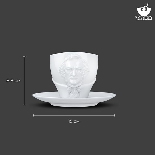 Чайная пара talent richard wagner 260 мл белая