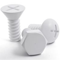 Набор вешалок Screw 3 шт цвет белый