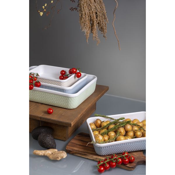 Блюдо для запекания marshmallow 21,6х16,5 см кремовое Liberty Jones