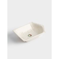 Пиала 15x12x4 см, фарфор, белая, Дом с венком, Townlet Anna Lafarg