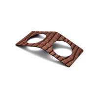 Кольцо для салфетки набор 2 шт, 6х14 см, цвет коньячный, CROCO LIND DNA 98242