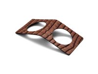 Кольцо для салфетки набор 2 шт, 6х14 см, цвет коньячный, CROCO LIND DNA 98242