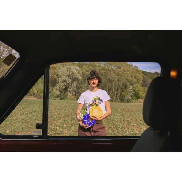 Ваза для цветов moon, 18 см, синяя Doiy