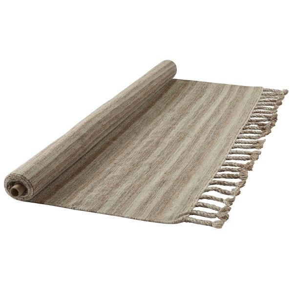 Ковер из шерсти и хлопка с кисточками из коллекции ethnic, 160х230 см Tkano