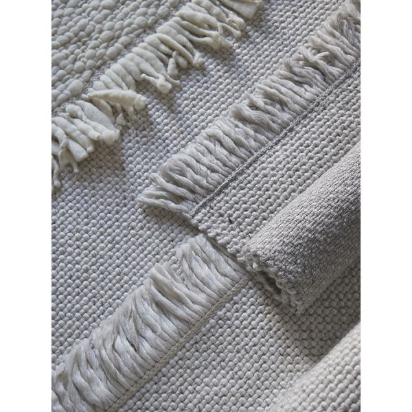 Ковер из переработанного пластика светло-серого цвета из коллекции ethnic, 160х230 см Tkano