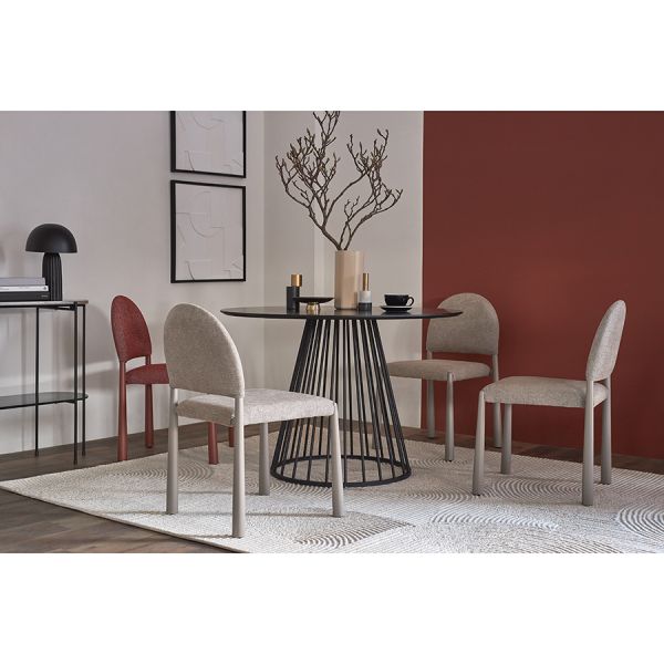 Стул freddi, рогожка, жемчужно-серый Bergenson Bjorn