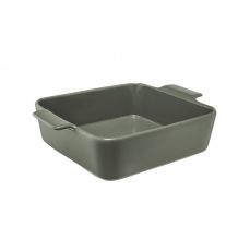 Форма для запекания квадратная, серо-зеленая, Indulgence 24 см, фарфор Maxwell & Williams