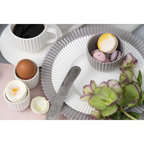 Набор из двух тарелок белого цвета из коллекции edge, 26 см Tkano