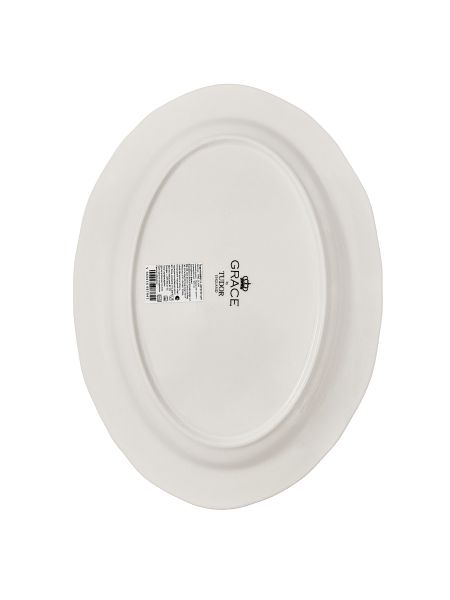 Овальная тарелка 35,5 см, PRISCILLA WITH BANDING     (2)     GR05_35.5OPL