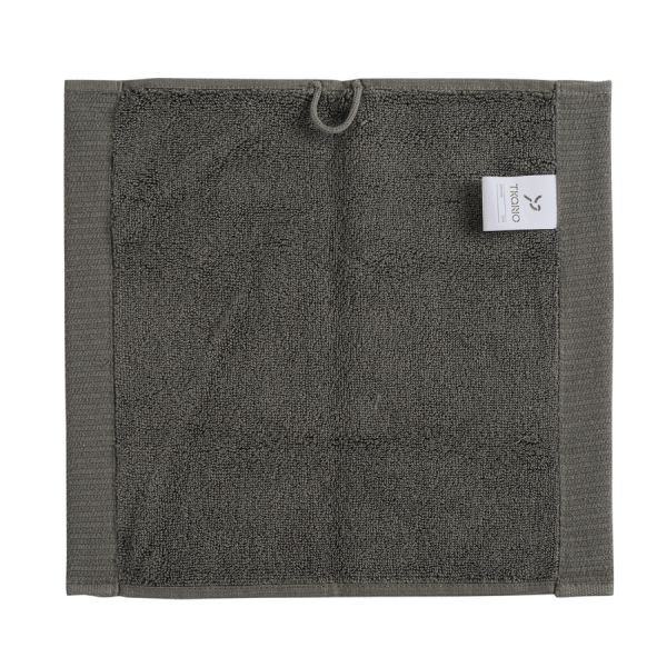 Полотенце для лица темно-серого цвета из коллекции Essential, 30х30 см Tkano TK19-FT0001