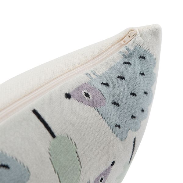 Подушка декоративная с принтом Ежик ugo из коллекции tiny world 35х35 см Tkano