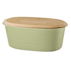 Хлебница с бамбуковой крышкой tierra, 3 л, светло-зеленая Guzzini