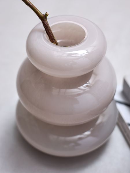 Ваза riverstone, 20 см, жемчужно-серая Bergenson Bjorn