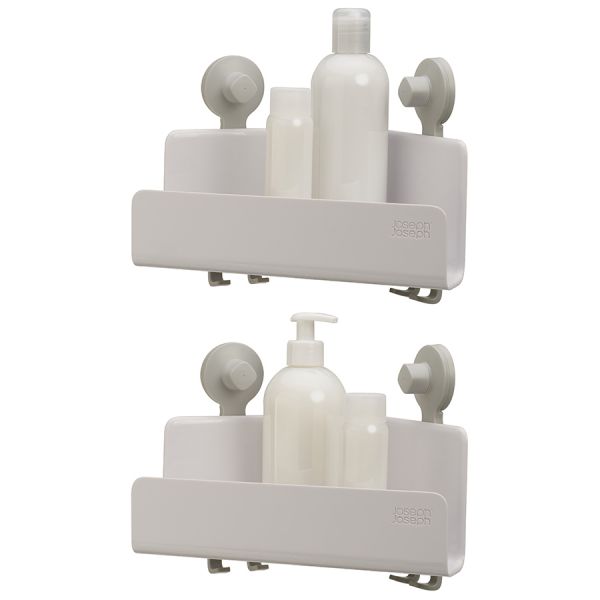 Набор из 2 угловых органайзеров для душа easystore белый