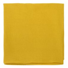 Скатерть из стираного льна горчичного цвета из коллекции essential, 170х170 см Tkano
