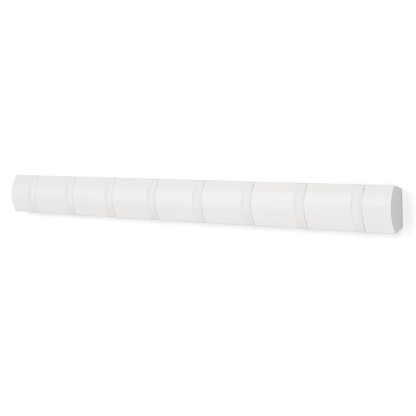 Вешалка настенная flip, 81 см, 8 крючков, белая Umbra