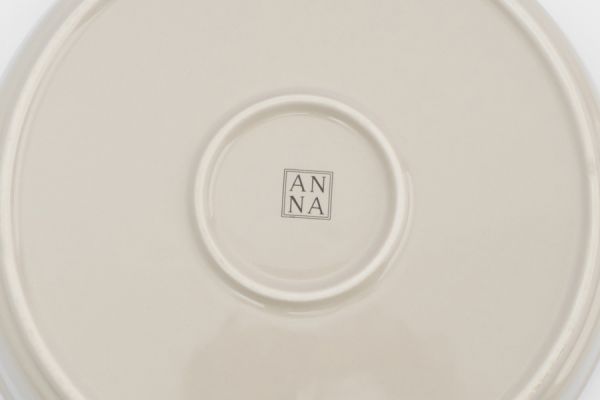 Форма для запекания 23 см круглая, молочно-бежевая, Baker ANNA LAFARG