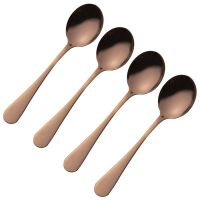 Набор из 4 чайных ложек select copper