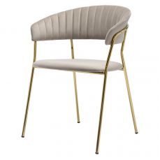 Стул stefany, велюр, серый Bergenson Bjorn