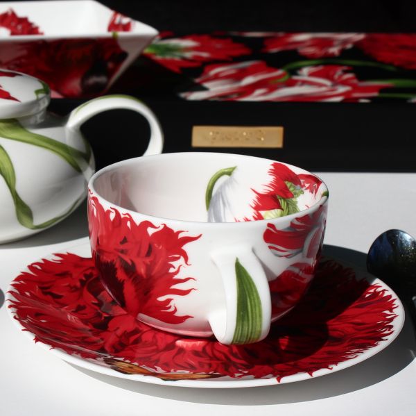 Чашка с блюдцем чайная 275 мл, EMOTION TAITU