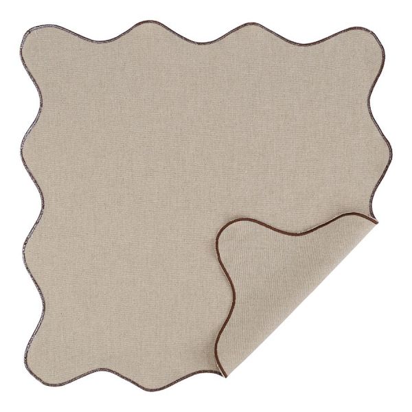 Салфетка сервировочная desert waves из коллекции essential, 45х45 см Tkano
