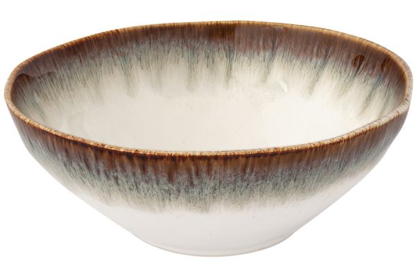 Салатник Nuances 22 см, коричневый, Easy Life