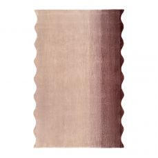 Ковер из шерсти over horizon цвета марсала из коллекции trendy ruffles Tkano