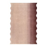 Ковер из шерсти over horizon цвета марсала из коллекции trendy ruffles Tkano