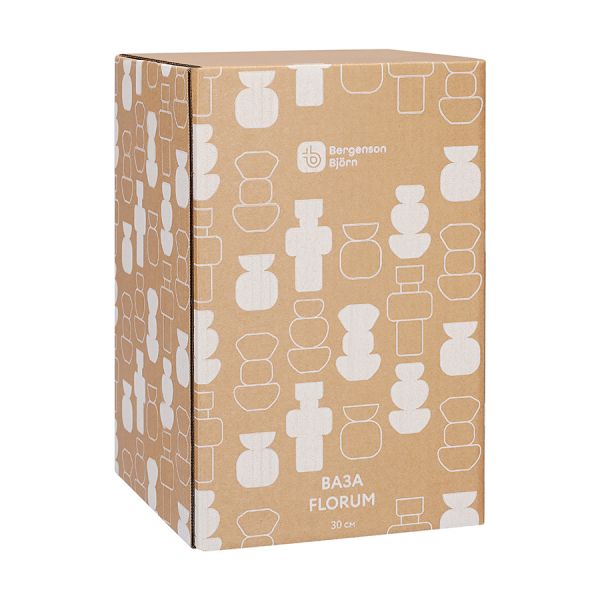 Ваза florum, 30 см, изумрудная Bergenson Bjorn