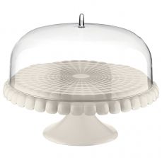 Тортовница tiffany 36 см молочно-белая Guzzini
