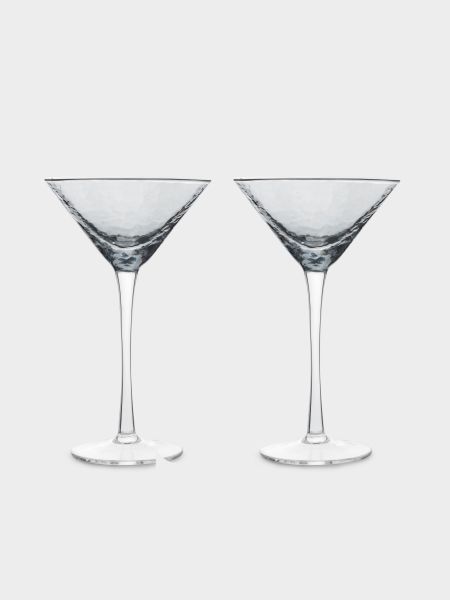 Бокал для мартини 150 мл, 2 шт, стекло, серый, Nocturne ANNA LAFARG