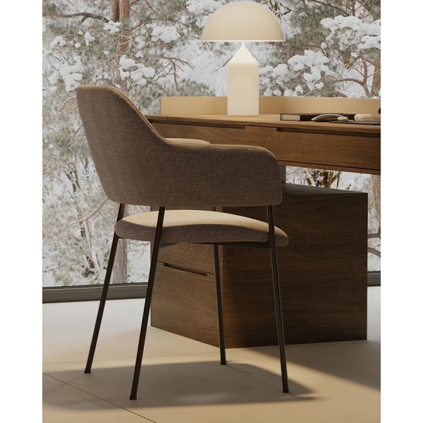 Кресло berg wendy 54х53х82,5 см темно-серое