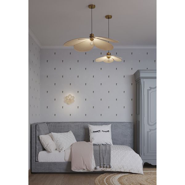 Светильник подвесной kamille, D79 см, бежевый Bergenson Bjorn