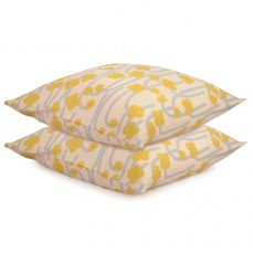 Набор из двух наволочек горчичного цвета с принтом Полярный цветок из коллекции scandinavian touch 70х70 см