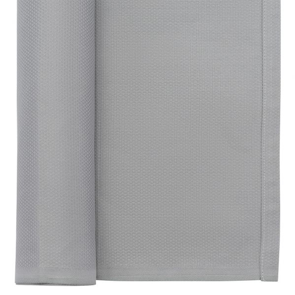 Салфетка серого цвета с фактурным рисунком из хлопка из коллекции essential 53х53см