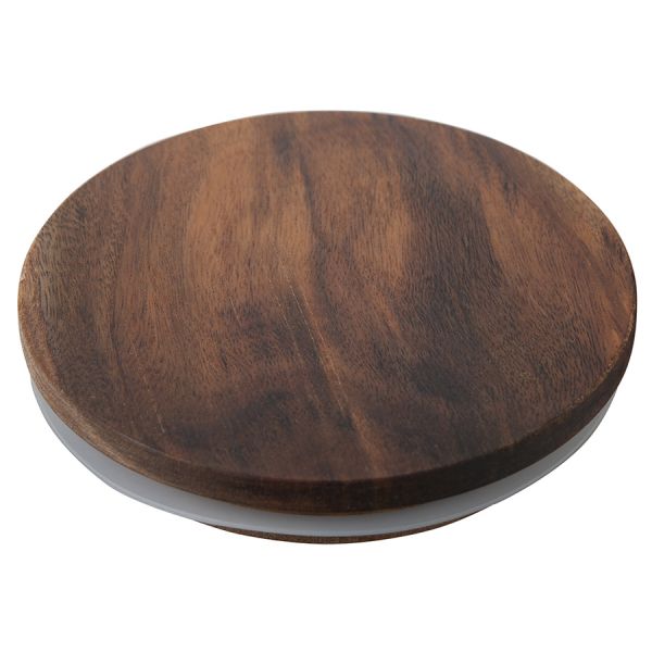 Контейнер для хранения кофе 1,2 л с деревянной крышкой