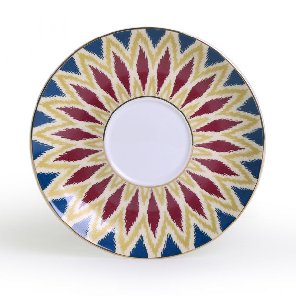 Чайный сервиз на 6 персон, 15 предметов Наргиз, костяной фарфор (высший сорт)