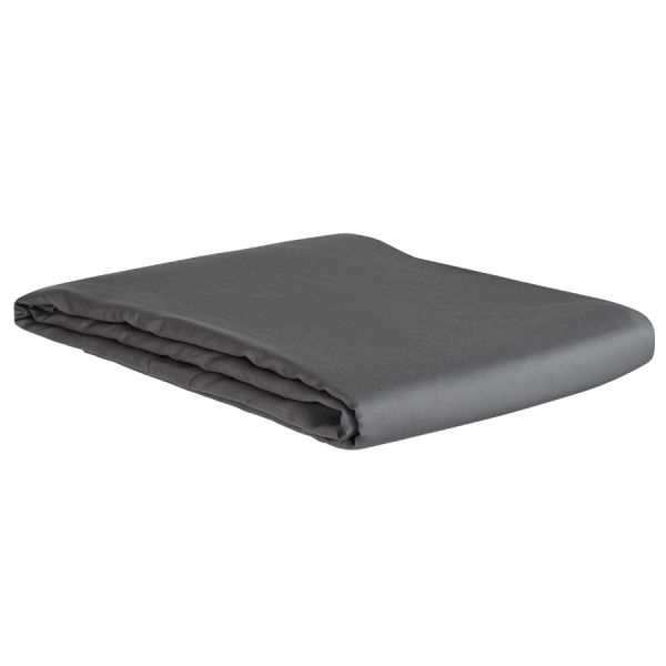 Простыня из сатина темно-серого цвета из коллекции wild 180х270 см