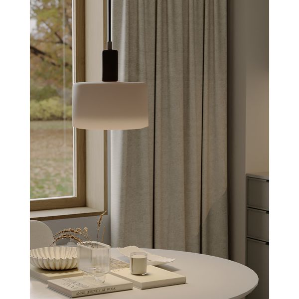 Светильник потолочный juko, D30х32 см, вишневый Bergenson Bjorn