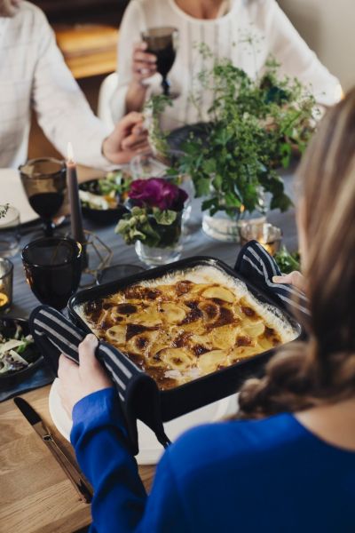 Форма для запекания прямоугольная,35*25,5см (цвет: гранат)     (3) (300)     349642