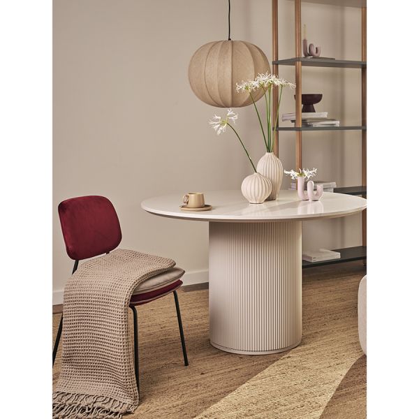 Стол обеденный loun, D120 см, белый Bergenson Bjorn